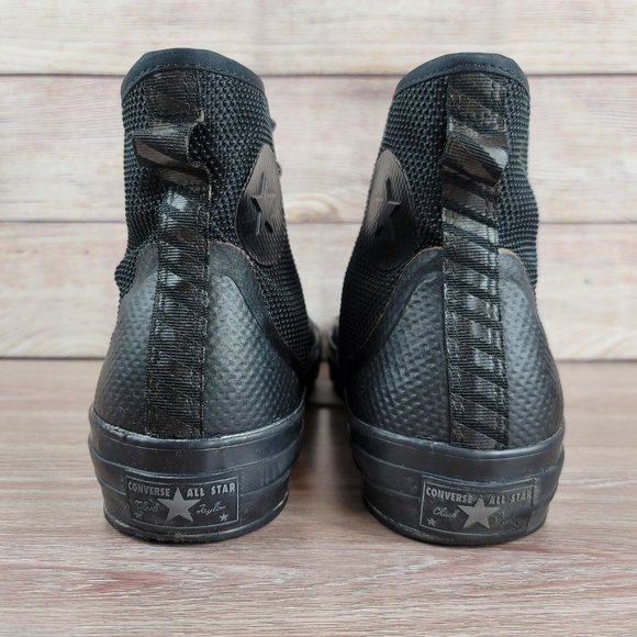 Converse Chuck 70 Tech Hiker HI Top Triple Black Men's Size 11.5 Lace Sneakers - Picture 5 of 8